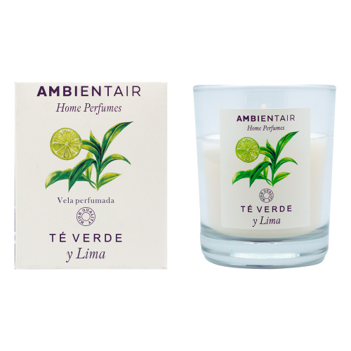 AMBIENTAIR свеча аромат. в стакане зеленый чай и лайм te verde VV001TVAP